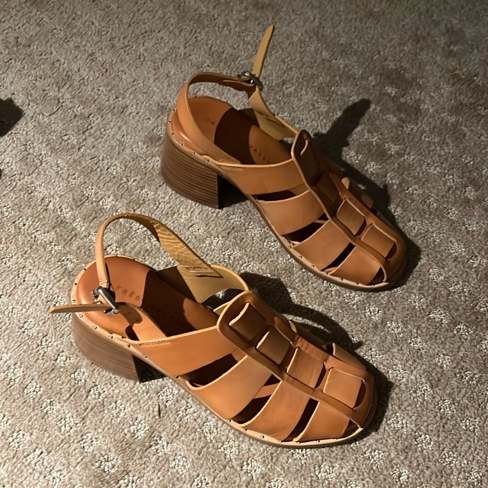 Like new Freda Salvador Fisherman Heels (8)